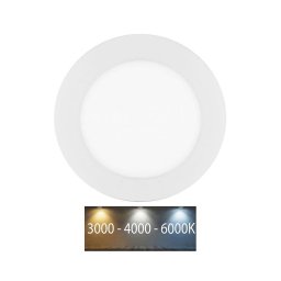 Corp de iluminat LED încastrat Ecolite LED-WSL-CCT/6W/BI LADA LED/6W/230V IP44 alb
