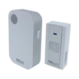 Sonerie fără fir BELL 1x23A + 3xAAA alb