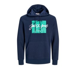 JACK & JONES Futer Jjtiley Sweat Hood Ln 12256807 19-3923 TCX navy blazer