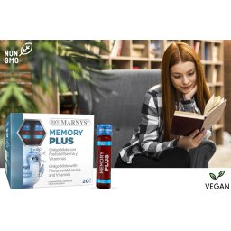 Memory Plus cu Ginkgo Biloba-Produs Vegan–20 Fiole