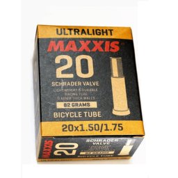MAXXIS TUBE ULTRALIGHT 20X1.50/1.75 AUTO-SV
