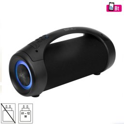 Boxa portabila Boombox, rezistent la apa Bluetooth 50 W 3600 mAh Negru