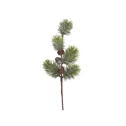 Crenguta brad artificial+con pentru aranjamente florale