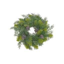 Coronita brad artificial+con pentru decoratiuni florale