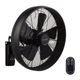 Ventilator de perete Lucci air 213124 BREEZE 55W/230V negru + telecomandă