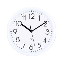 Ceas de perete Nedis CLWA105WT d. 22 cm 1xAA alb