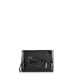 TED BAKER Geantă mică Nikkey Knot Bow Envelope Pouch 254143 black