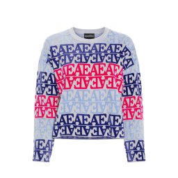 EMPORIO ARMANI Pulover 6D2MTC2M10Z F616 fanta ghiaccio