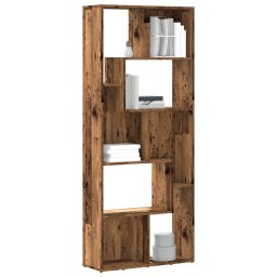 Biblioteca, lemn vechi, 67x24x161 cm, lemn prelucrat GartenMobel Dekor