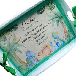 Set Tavita Mot (turta), Dinos, model personalizat cu 6 piese - FEIS409003
