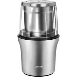Rasnita de Cafea si Cereale MPM MMK-06M 200W 70g 2 Recipiente Functie impuls Otel Inoxidabil