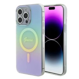 Husa iPhone 15 Pro Max 6.7" turquoise hardcase IML Iridescent MagSafe