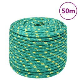 Franghie de barca, verde, 14 mm, 50 m, polipropilena GartenMobel Dekor