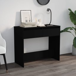 Masa consola, negru, 89x41x76,5 cm, otel GartenMobel Dekor