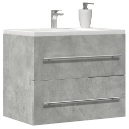 Dulap de chiuveta, gri beton, 60x38,5x48 cm, PAL GartenMobel Dekor