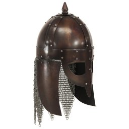 Coif de viking, aspect antic, jocuri pe roluri, aramiu, otel GartenMobel Dekor