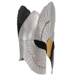 Coif cavaler medieval, fantezie, jocuri roluri, argintiu, otel GartenMobel Dekor