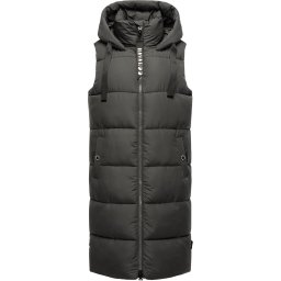 NAVAHOO Vestă 'Schnuffelchen' gri închis / negru / alb