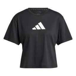 ADIDAS PERFORMANCE Tricou funcțional 'Essentials' negru / alb