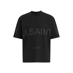 AllSaints Tricou 'BIGGY' gri închis / negru