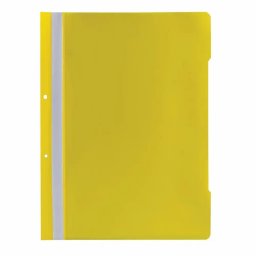 Dosar cu sina si 2 perforatii Noki, galben, 50 bucati/set