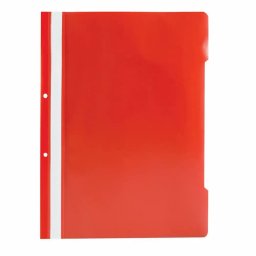 Dosar cu sina si 2 perforatii Noki, rosu, 50 bucati/set