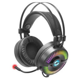 Casti QUYRE RGB 7.1 Headset Head-band USB Type-A Black
