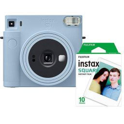 Aparat foto digital Fujifilm SQ1BLPAPIR instant print camera 62 x 62 mm Blue