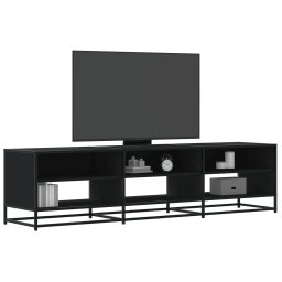 Comoda TV, negru, 180x40x46 cm, lemn prelucrat GartenMobel Dekor