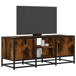 Dulap TV stejar fumuriu, 100x35x41 cm lemn prelucrat si metal GartenMobel Dekor