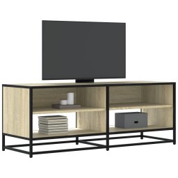 Dulap TV stejar sonoma, 120,5x40x46 cm, lemn prelucrat si metal GartenMobel Dekor