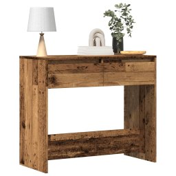Masa consola, lemn vechi, 89x41x76,5 cm, lemn prelucrat GartenMobel Dekor