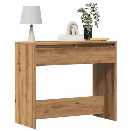 Masuta consola, stejar artizanal, 89x41x76,5 cm, lemn prelucrat GartenMobel Dekor