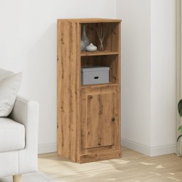 Dulap înalt, stejar artizanal, 36x35,5x103,5 cm, lemn prelucrat GartenMobel Dekor