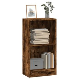 Biblioteca, stejar fumuriu, 40x24x76 cm, lemn prelucrat GartenMobel Dekor