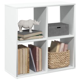 Biblioteca/separator camera alb 69,5x29x69,5 cm lemn prelucrat GartenMobel Dekor