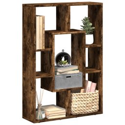 Biblioteca, stejar fumuriu, 63x20x90 cm, lemn prelucrat GartenMobel Dekor