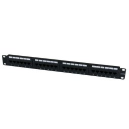 StarTech.com 24 Port 1U Rackmount Cat 6 110 Patch Panel - 24 port Network Patch Panel - RJ45 Ethernet 110 type Rack Mount Patch Panel 1U (C6PANEL24) - patch panel - 1U