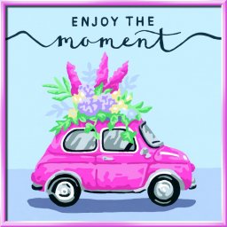 Creart - Pictura Masina Cu Flori