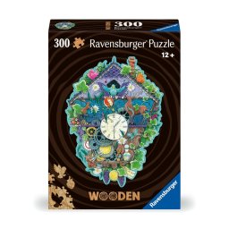 Ravensburger - Puzzle lemn ceas 300 piese