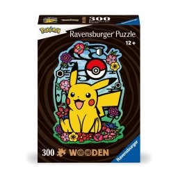 Ravensburger - Puzzle lemn Pikachu 300 piese