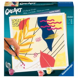 Ravensburger - Pictura pe numere plante jucause