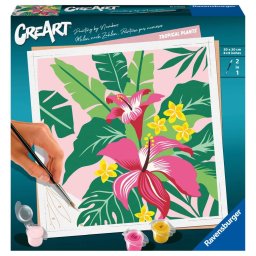 Ravensburger - Pictura pe numere plante tropicale