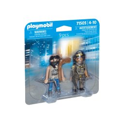 Playmobil-SET 2 FIGURINE POLITIST CU HOT