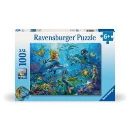 Ravensburger - Puzzle sirene si delfini 100 piese