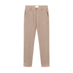 LES DEUX Pantaloni Como Reg Wool Suit LDM501093 875875-desert taupe melange