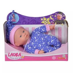 Păpușa Laura Little Star cu pijama fosforescentă