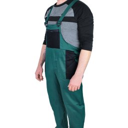 Salopetă cu bretele Lacle, verde