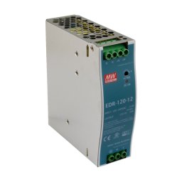 Sursă de alimentare în comutație pe șină DIN, 12V / 10A, 120W, MEAN WELL EDR-120-12