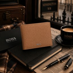 Portofel Hugo Boss Kensington Camel , Eleganta Gentlemanului Modern